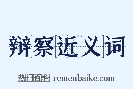 辩察近义词是什么意思的图片